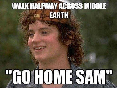 How i felt after watching the trilogy. go home you're drunk. WALK ' hnsy manna L EARTH