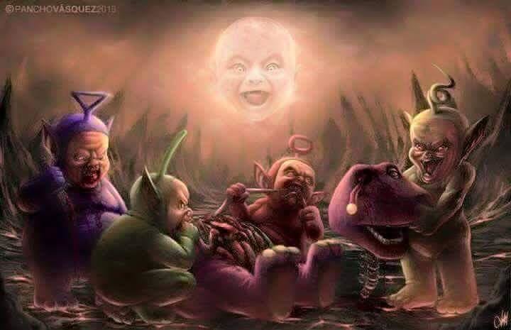 How I felt watching Teletubbies as a kid. .. you were one messed up kid