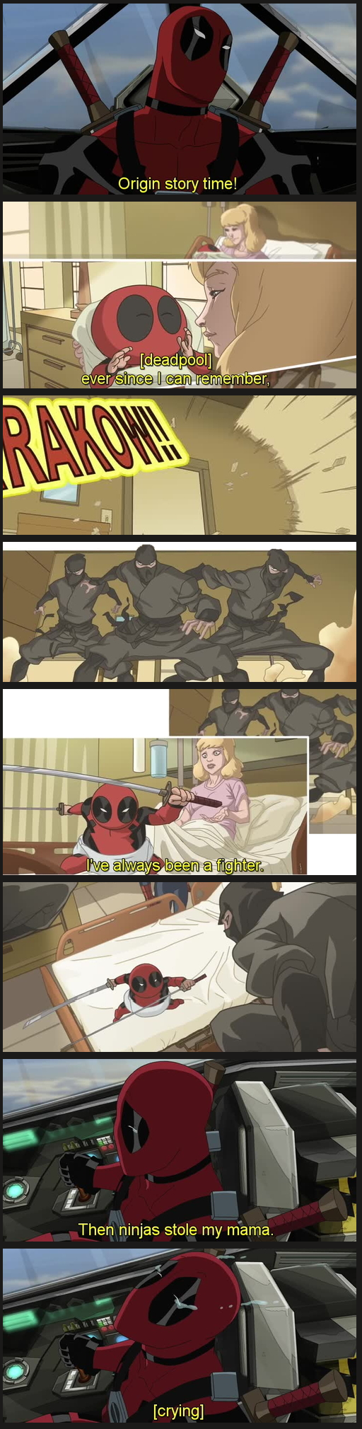 How it began. probably posted before, but it's worth reposting it.. Who doesn't love Deadpool?