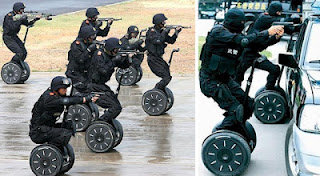 How Police Travel Now-a-Days. .