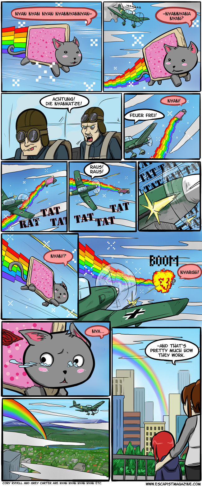 How rainbows are made.. . FRET MUCH THE? WORK.. &gt;Implying Nazis would hurt animals.