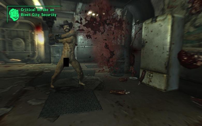 How real men play fallout. Censored version of . Critical on Rivet City Security ii C. Hippies!