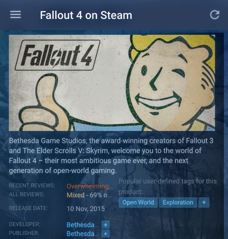How the mighty have fallen. join list: VideoGameHumor (1690 subs)Mention Clicks: 608783Msgs Sent: 5998997Mention History. E Fallout 4 on Steam Bethesda Game Stu