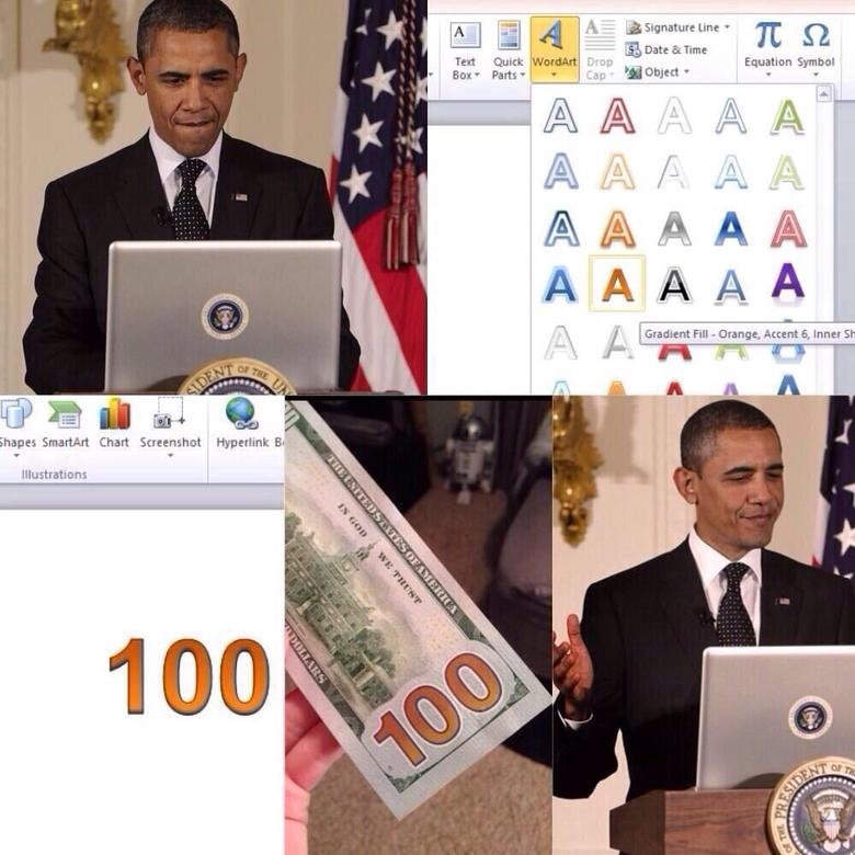 How the new $100 bill was designed. Source: Imgur. Text Quirk ii' I "c Equation Symbal Salat . harms than Hyperlink E.. Obama doesn't decide that .