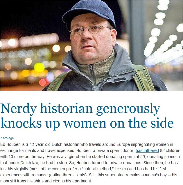 How to become a 'father' of a country. Look at the tags. Nerdy historian generously knocks up women on the side T hrs ago Ed Houden is a Dutch historian who tra