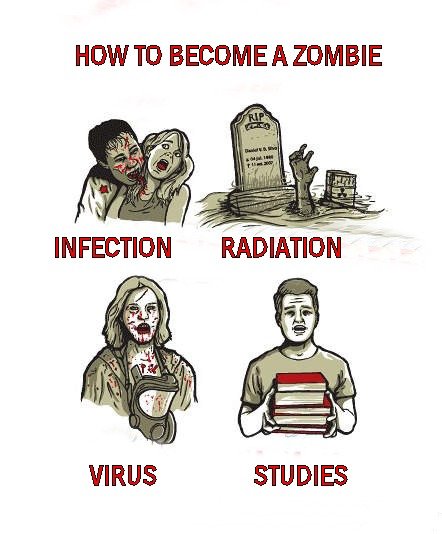 How to become a Zombie. oh my .... HOW ID BECOME A ZOMBIE