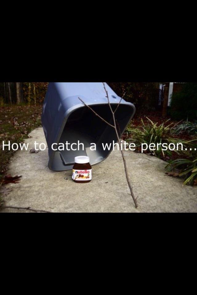 How to Catch a White Person. Not OC. Tara'' % catch Alii illain pa main .