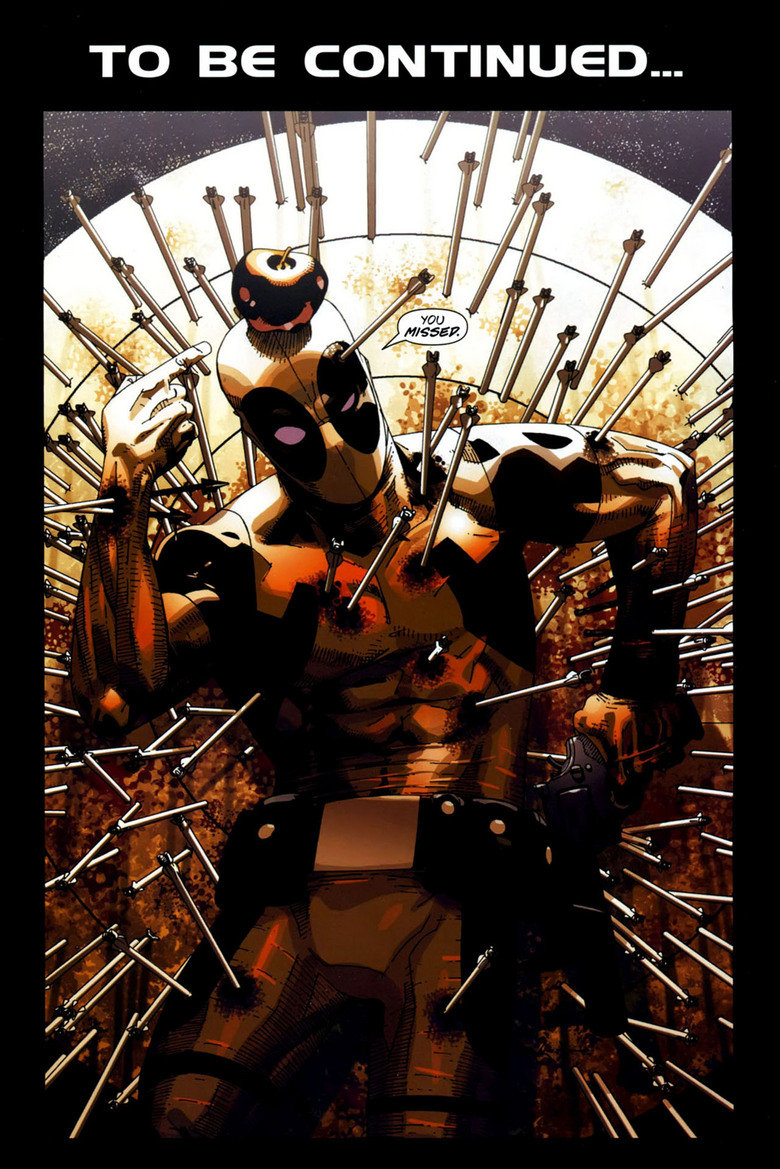 how about a new deadpool?. i found a new deadpool pic, he sure makes william tell a funny topic&lt;br /&gt; (i'm on a posting spree) plz comment. TO BE CONTINUE