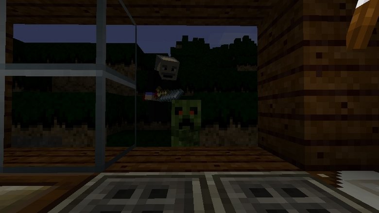 How to be uncreative. I assume this will be seen, so why the not? It's a picture of my worst nightmare while a friend and I were playing minecraft on a server..