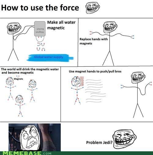How To Use The Force. . Replica hands with magnets 111: manual: water and banana : Problem Jedi? '