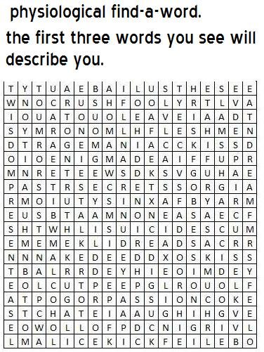 how insane are you Fj?. tags are my words. physiological . the first three words you see will describe you.. passion, kick, feel srsly wtf? o.o'