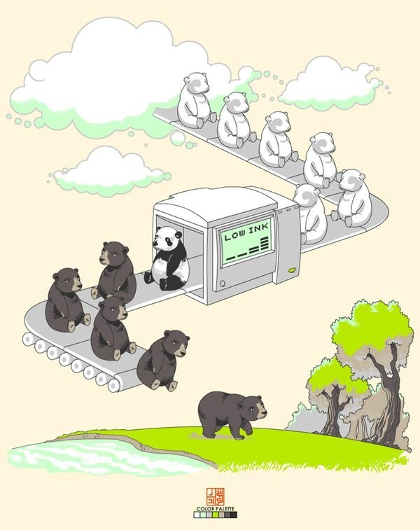 how bears are made. .. This explains how black, panda and polar bears are made, but what about brown bears?