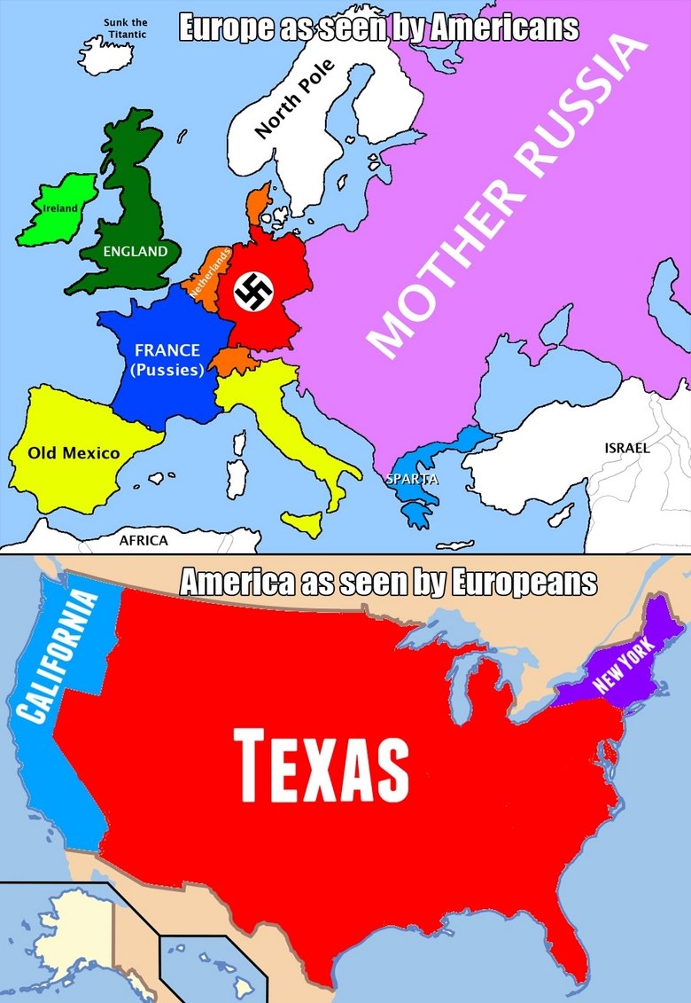 How the maps should be. thumb if you like . FRANCE 12:: ccl AFRICA PAR LA. Norway and Sweden would just be Hot chicks to Americans.