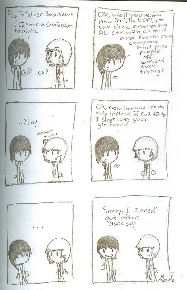 How To Deliver Bad News. Here's your OC, I'ma go nap&lt;br /&gt; &lt;a href=&quot; target=_blank&gt;www.facebook.com/pages/Mondo/113279048701657?ref=ts&lt;/a&gt