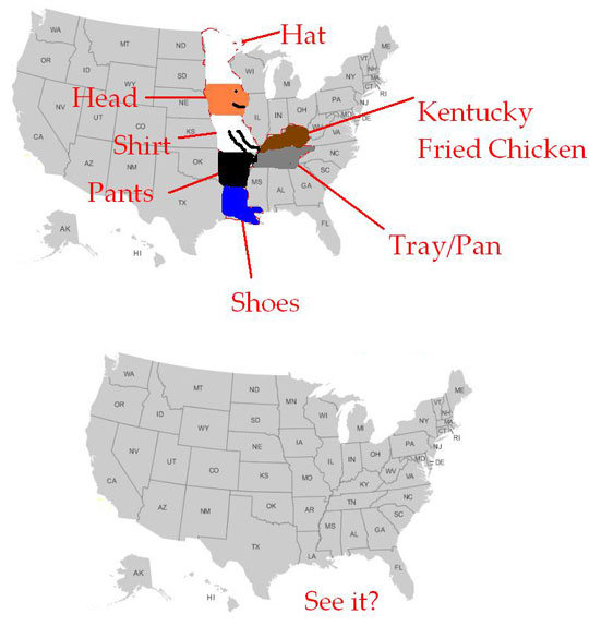 How I Know Where Kentucky Is. . Kentucky Fried Chicken Tray/ Pan Shoes