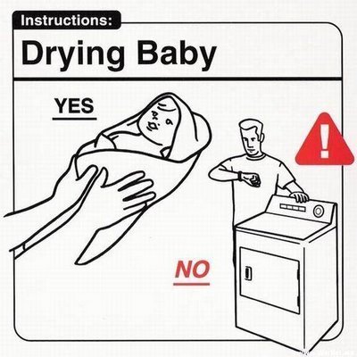 how to dry a baby. .. crap, i've been doing it wrong for so long