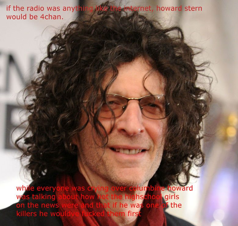 howard stern. and no were given. ever.. if the radio was any _ ''t; 1.' tht,] awar: stern