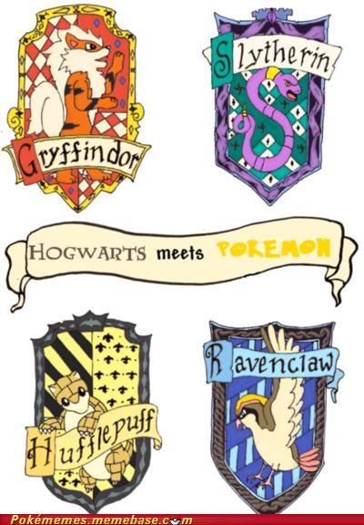 howarts meets pokemon. .. Harry Potter and Pokemon? Okay.