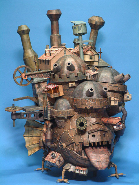Howl's Moving Castle. This replica is made entirely of paper.&lt;br /&gt; If I get even 10 thumbs I'll make a compilation of more cool papercraft. Maybe even so