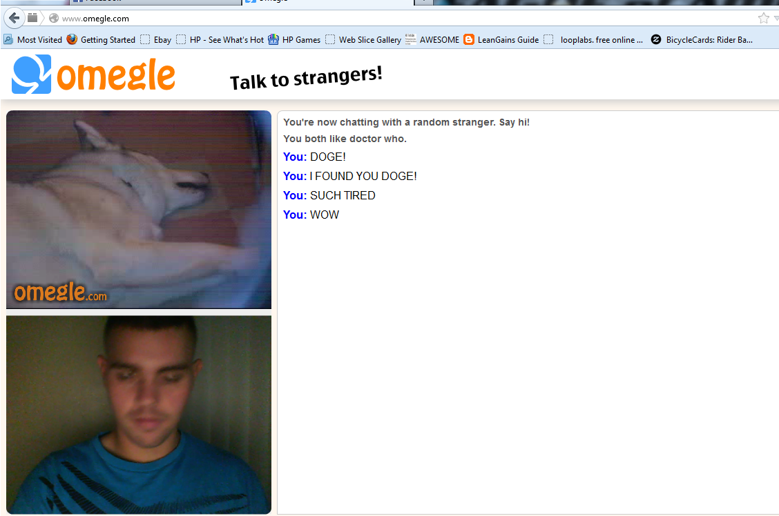 (was on omegle). 