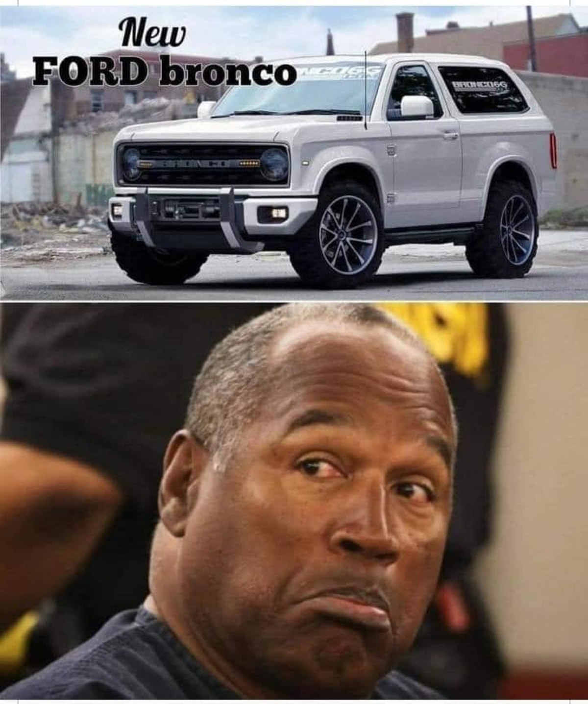 intolerable Eagle. .. Why show a cgi rendering of what people thought the new bronco would look like when the new bronco has been on the road for like 2 years and we know its not thi
