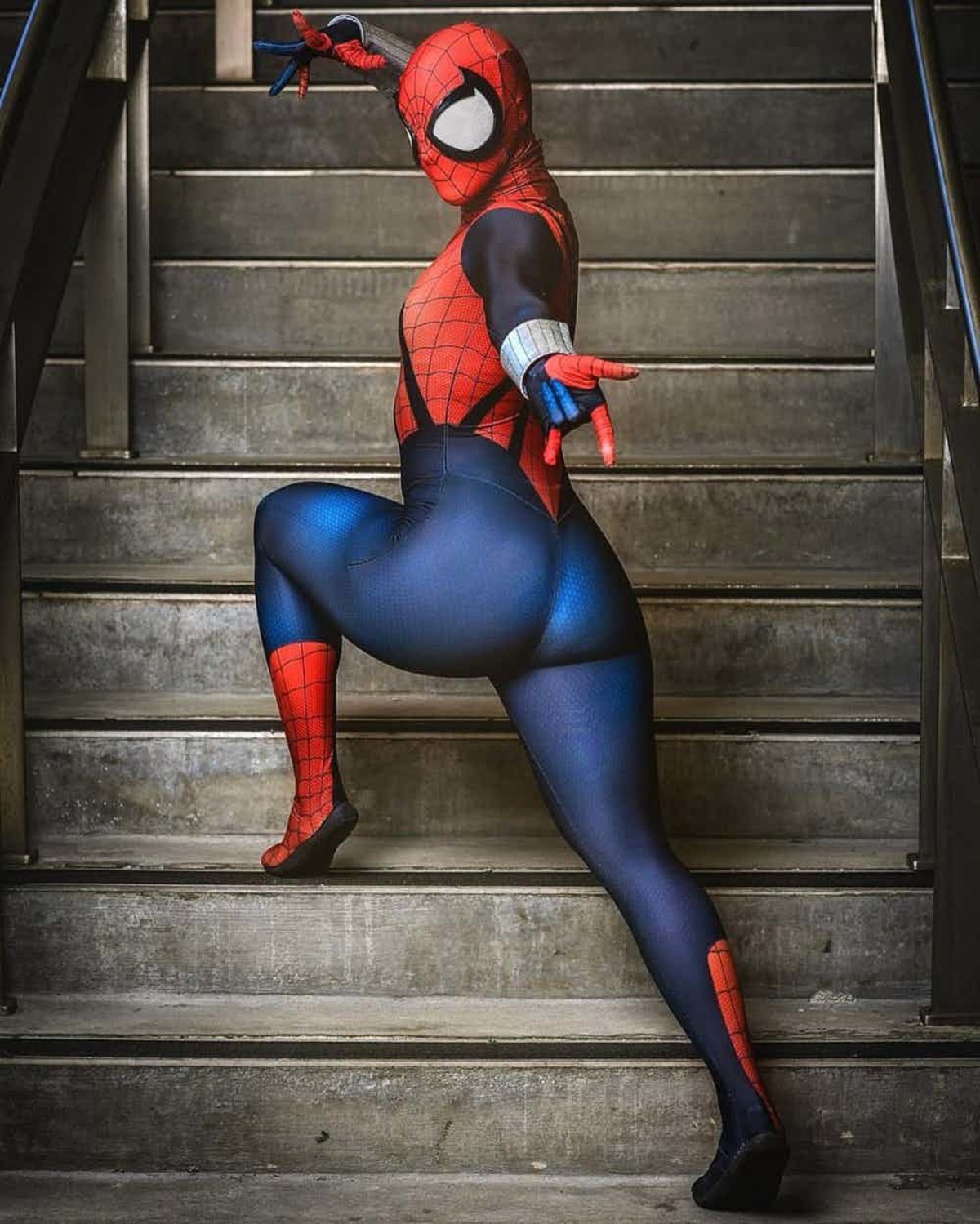 Jackie Fiallo (JSG Jackie) Spider-Girl Cosplay. 