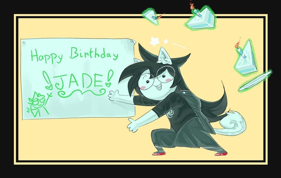 Jade Day. ..  Y'all mother better wish her a happy birthday.