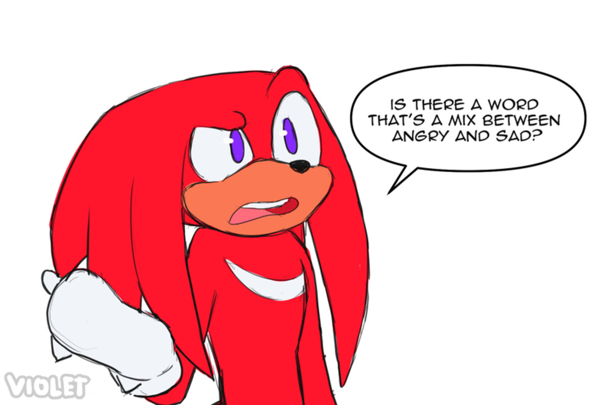 Knuckles. ..  Sonic you bitch Just how I like 'imComment edited at .