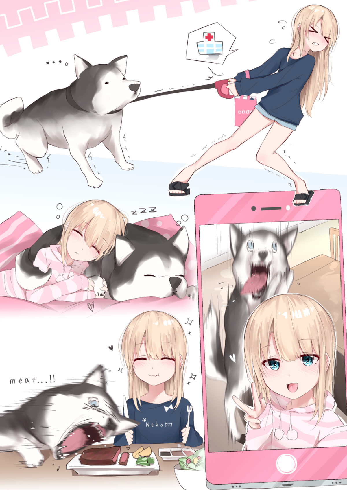 Huskies are the autismo dogs but they make it cute I wish people found my m...