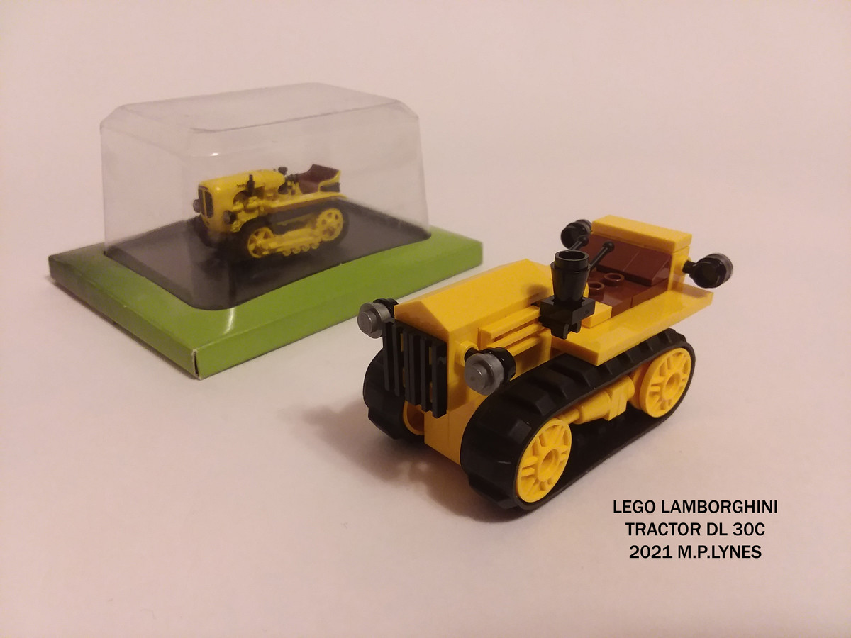 Lego Lamborghini Tractor DL 30C MOC. Well, the parts came in for this little design. Would be awesome if Lego made it into a set or something like a GWP... Daww!