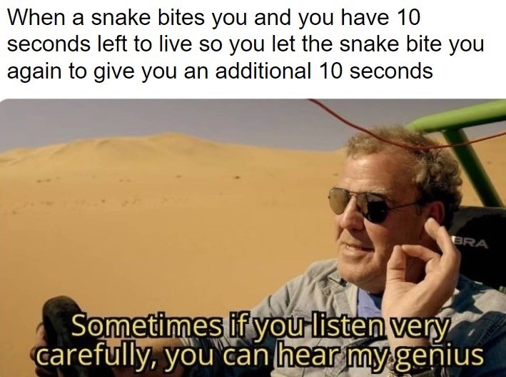 loudest Scorpion. .. Just bite the snake back and return the venom.