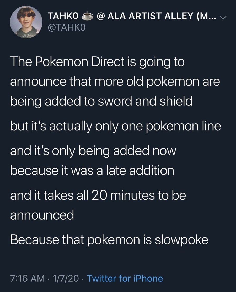 Makes sense. .. Aka why is it a slowpoke! GIVE ME GALAR BULBASAUR! OR SOMETHING ELSE TO GO ALONG WITH THAT LAZY EDIT OF A POKEMON