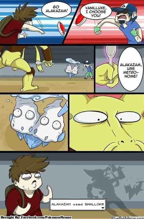 Makes so much sense!. So that's why Alakazam has always had 2 spoons! Also before you bitch and moan about OC yes I do not own this picture I just put it up for