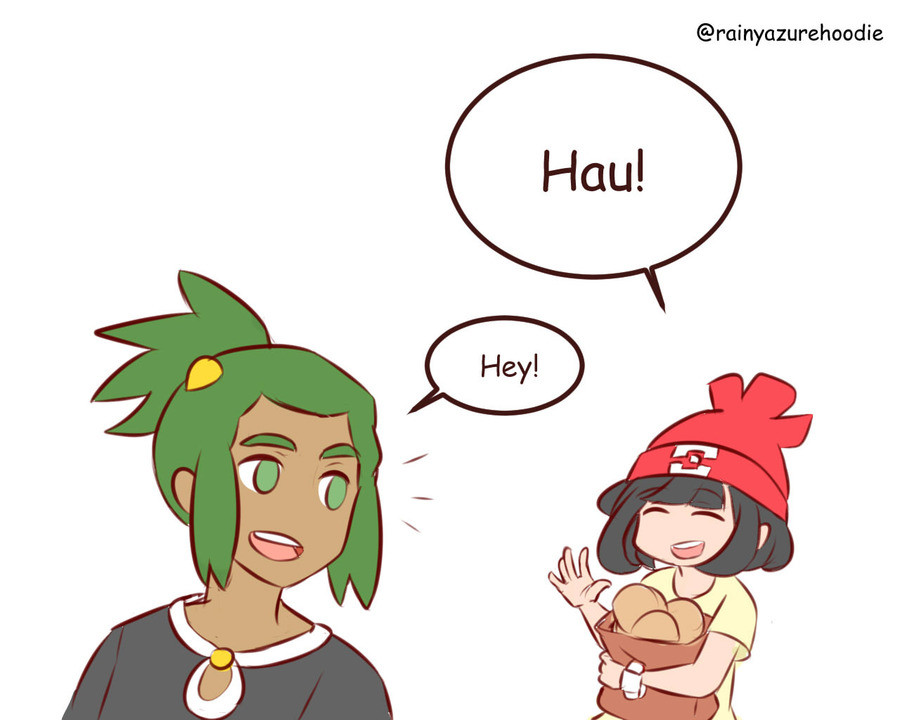 Malasadas. Artist - Hau not wanting Malasadas!? Yeah the world is ending. (luckily for Moon it was only a bad dream). Bonus: Imagine if Ultra Sun and Moon in th