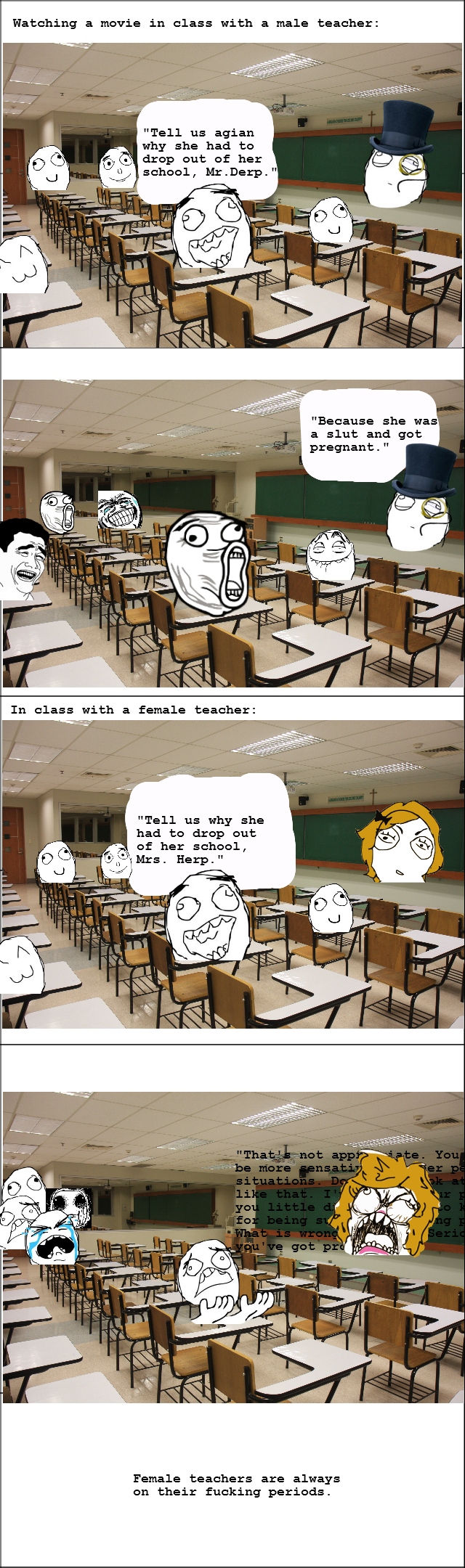 Male v.s. Female Teachers. An observation of teachers and reactions to students..