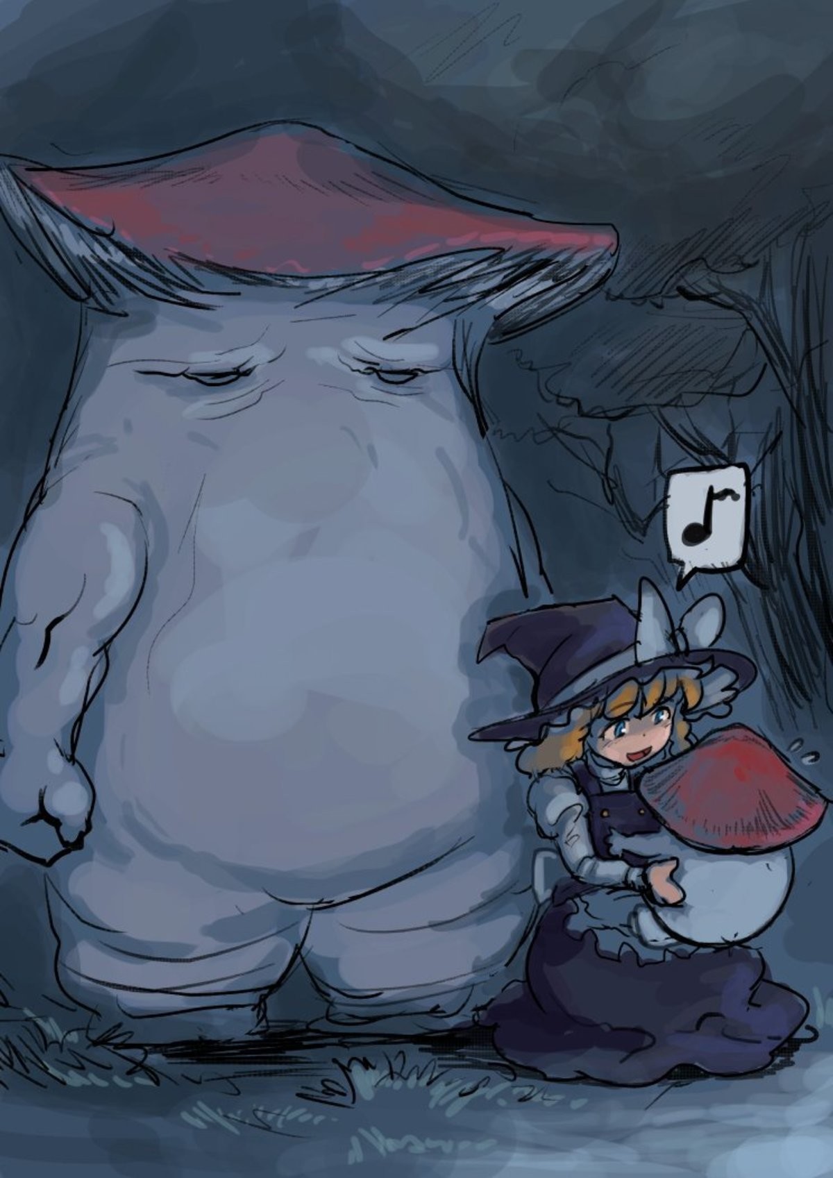 Marisa Found A Rare Mushroom. .. This witch is about to become a satellite