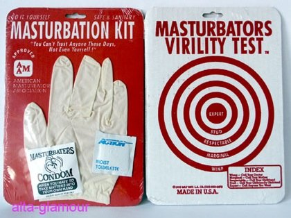 Masturbation Kit. this would get expensive for me after a while.&lt;br /&gt; still would want to try the target.. HST.. Who the invented this? Just buy in bulk, that's what I do. XD