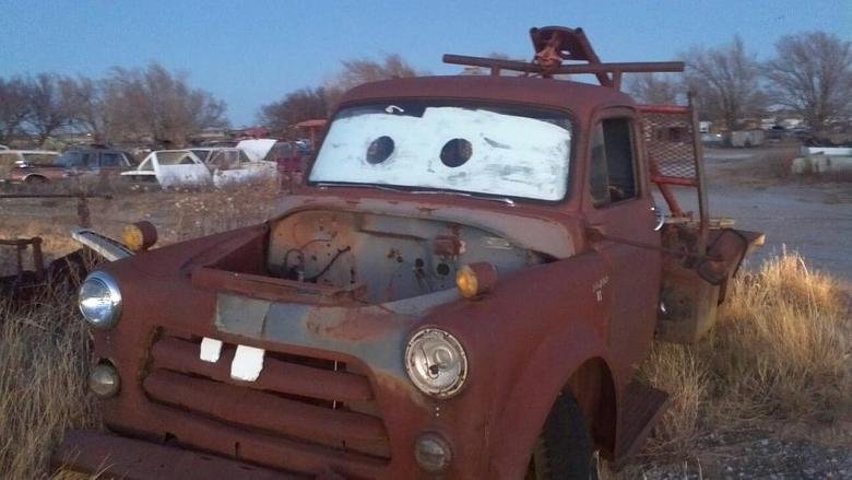 Mater.. He's real....