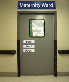 maternity ward. ba dum tss. Maternity Ward I'