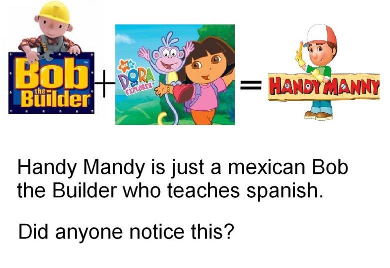 Math. . Handy h/ langt/ is just a mexican Bob the Builder vghx teaches spanish. Did anyone notice this?. It's Handy Manny not Handy Mandy!