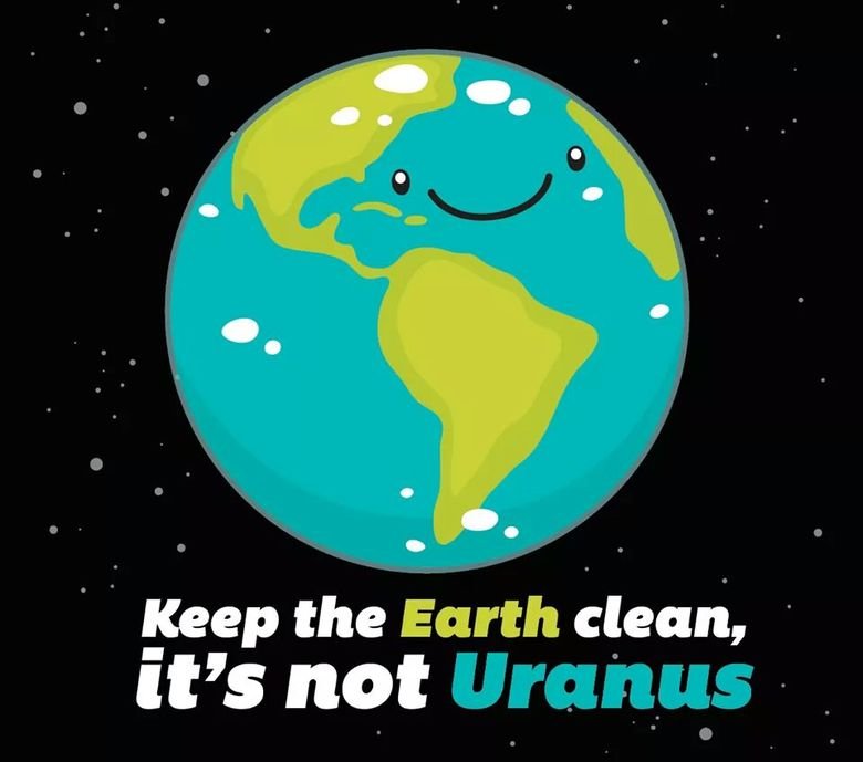 Message from Mother Earth. It was meant for Earth day, but I thought it was funny enough to share today. &quot;GIve a hoot, don't pollute&quot; should be rememb