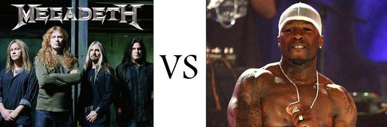 Metal Vs. Rap. Thumbs Up for Metal&lt;br /&gt; Thumbs Down for Rap.. This is the cancer that's killing Funny junk.