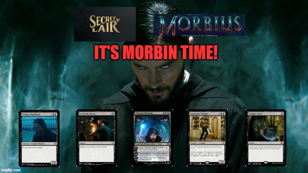 Morbius the Gathering. Edit skills &quot;off the charts&quot; jk.. Aww I wish I could actuay read the text