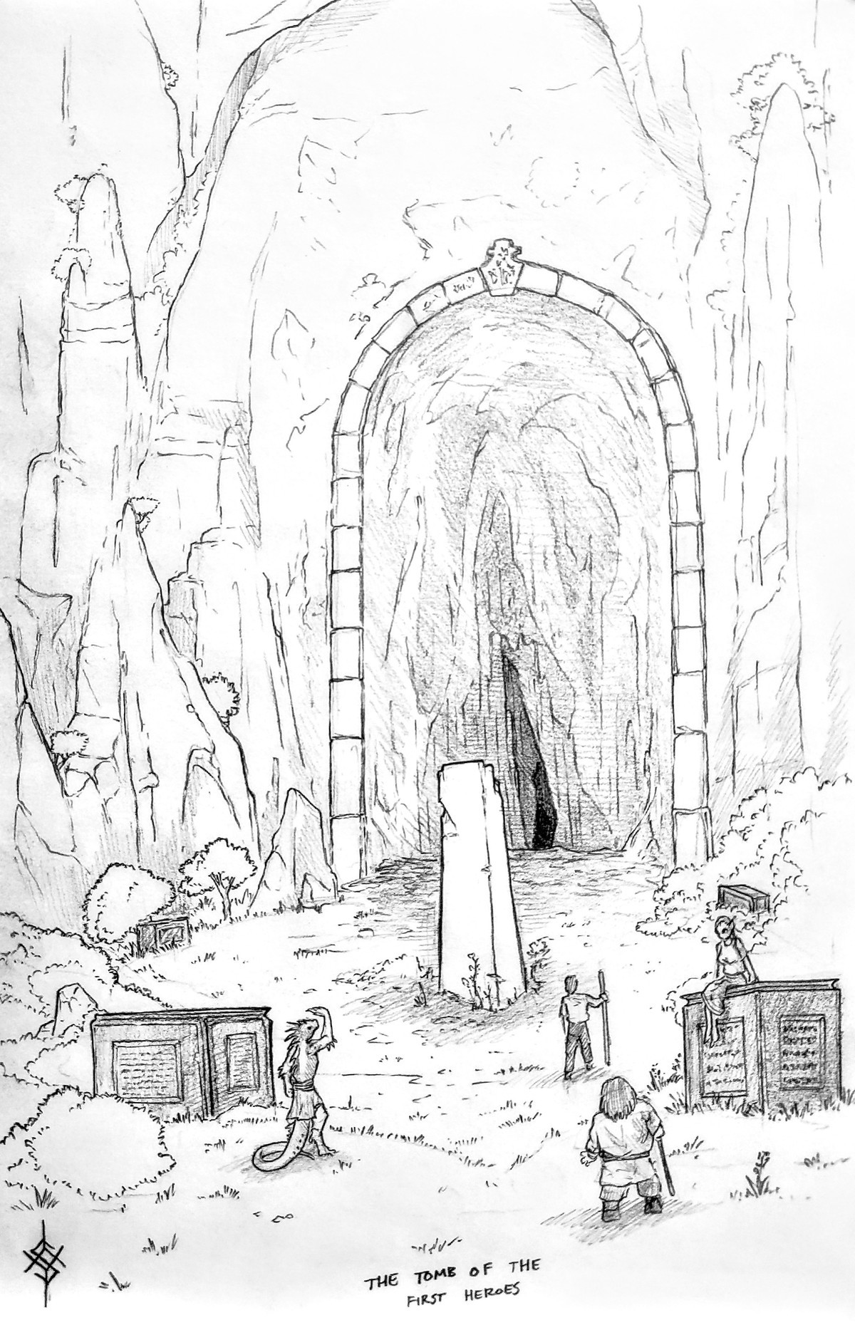 More of my rough drawings. .. Vagina dungeon.