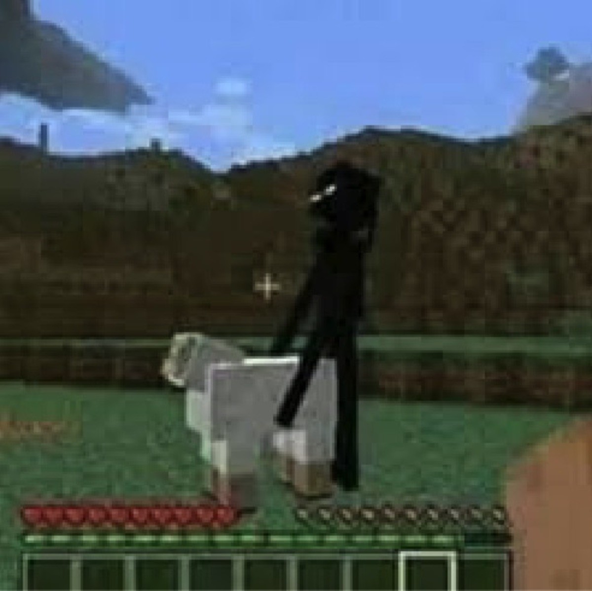 My dad told me to stop screaming or he'll go get the belt. .. I didn’t know endermen were welsh