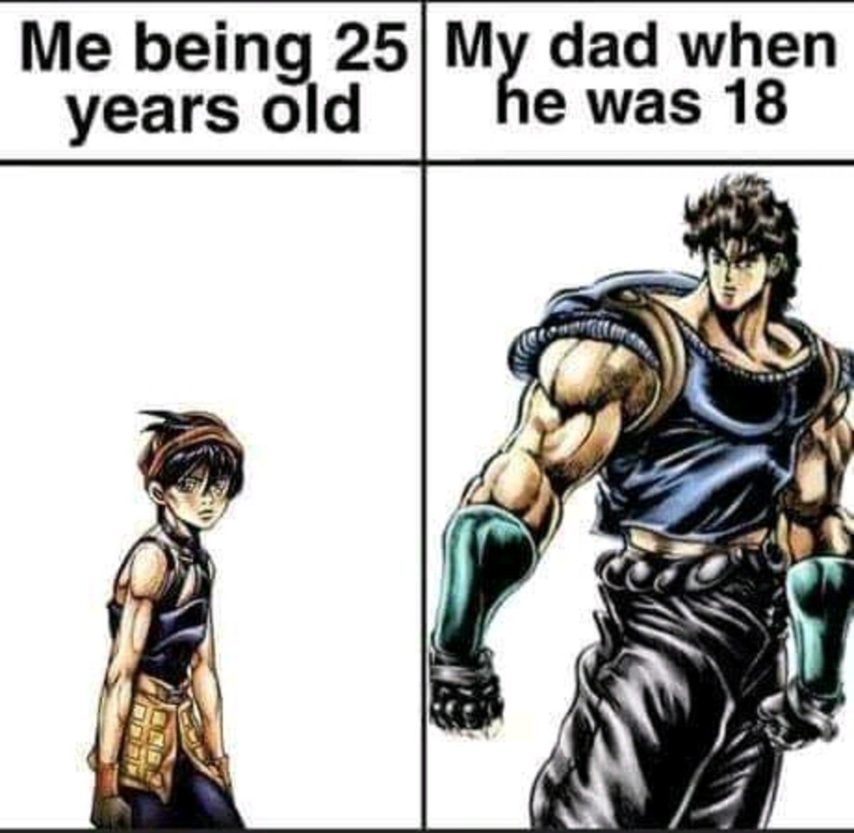 My dad was chad 10.0. .