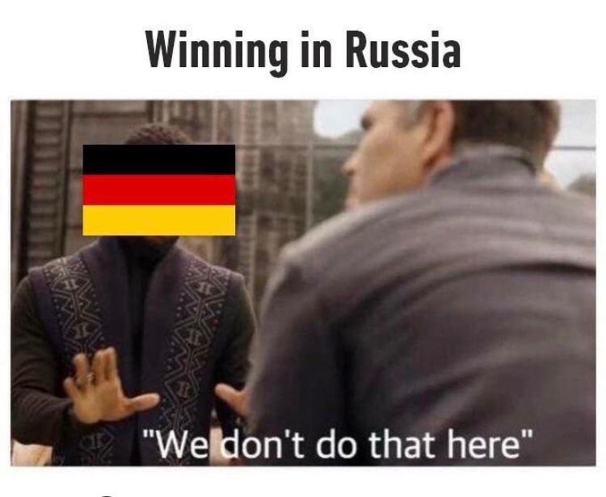 my disappointment is immeasurable and my day is ruined. join list: EchsaDumps (408 subs)Mention History join list:. Last time Germany lost in the group stage was 1938... and we all know what happened after...