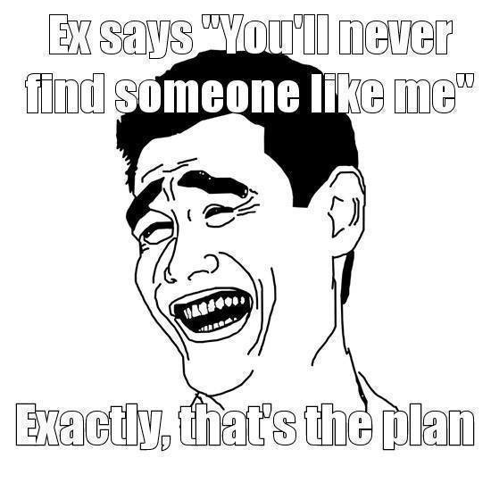 my ex says.... . HEM] someone. but my ex left me...