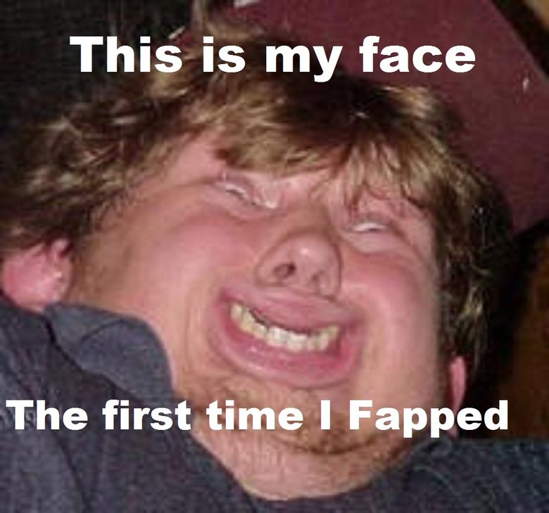 my face. fapping.. or after youve waited a week.