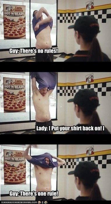 My favorite commercial. . LII: rii' iih" lulu! an E it. Little Caesar's Master Race. Pizza Pizza